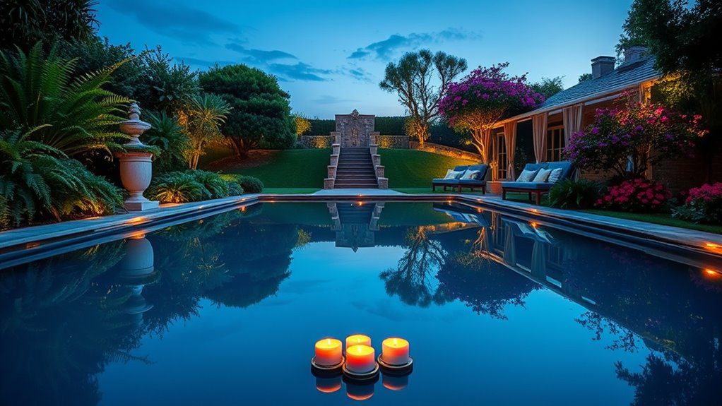 tranquil serene garden focal points