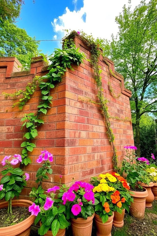 transform garden with bricks