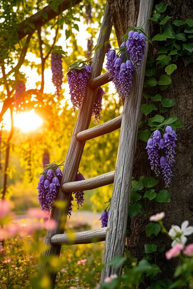 tree branch ladder climbers