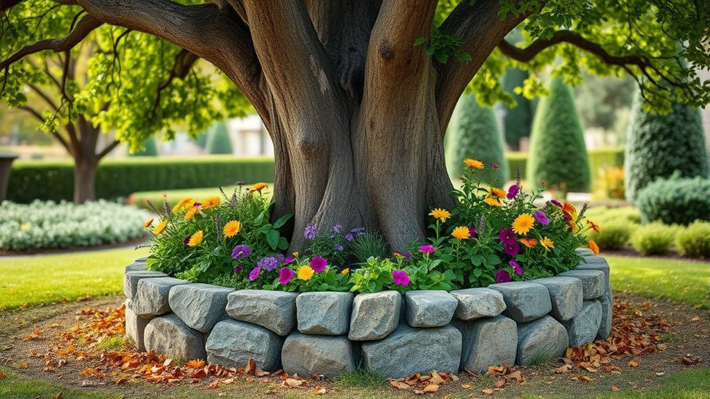 tree ring planter creation