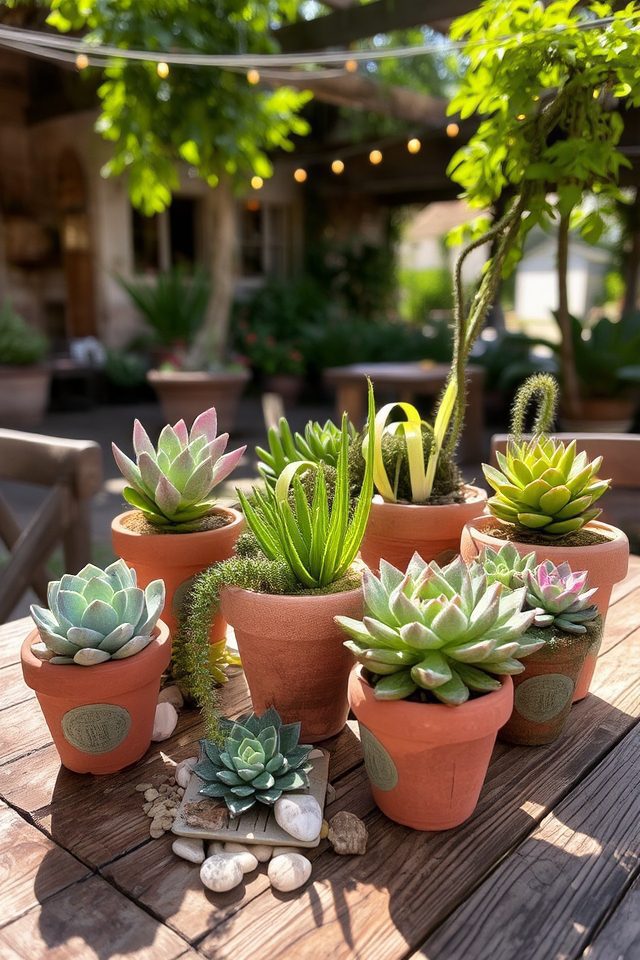 trendy low maintenance plant displays