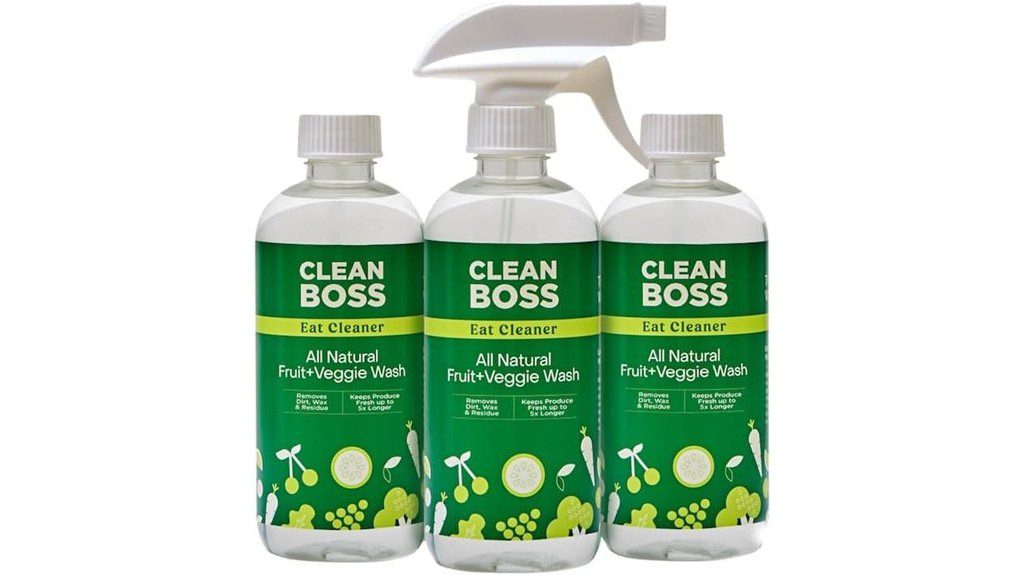 triple action produce wash