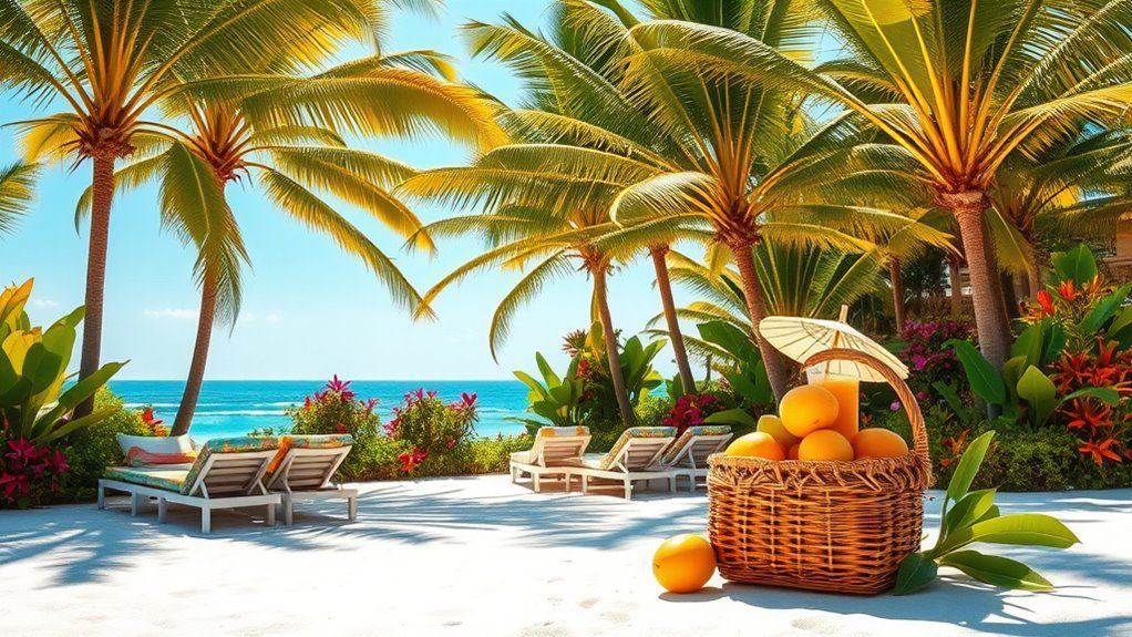 tropical allure at beaches