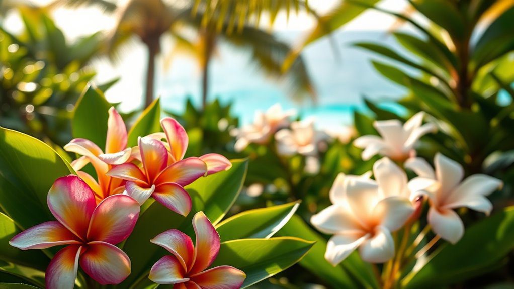 tropical fragrant garden harmony