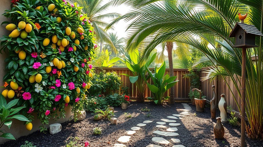 tropical garden diy enhancements