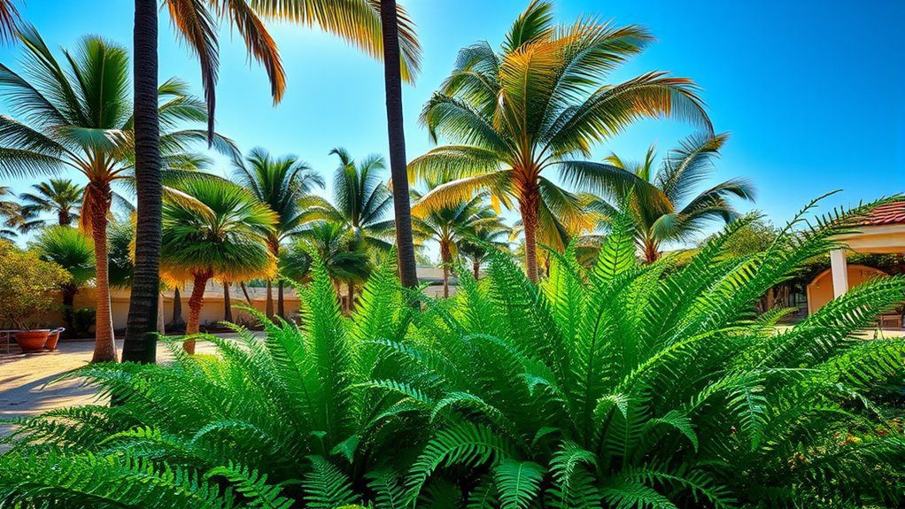 tropical oasis backyard garden