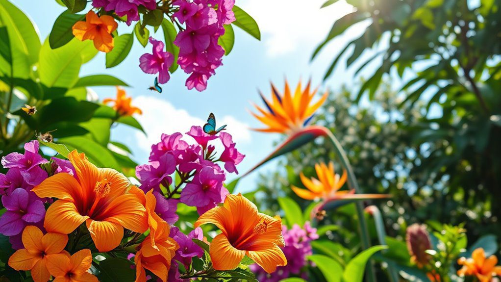tropical plants attract pollinators