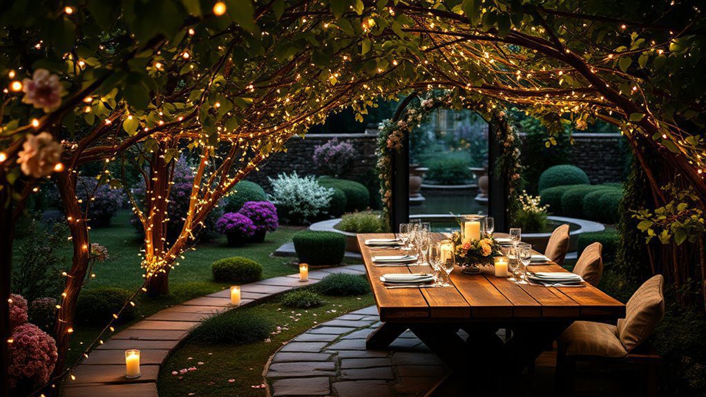 twinkling lights create magic