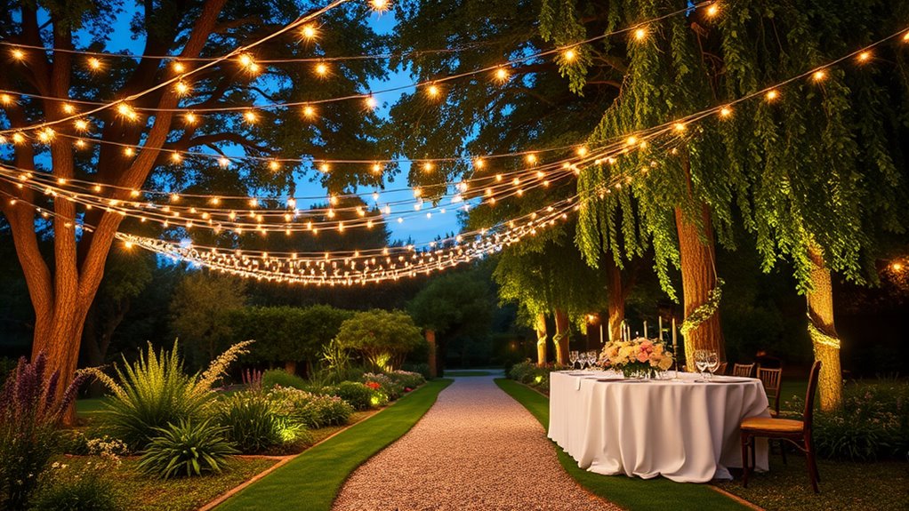 twinkling lights create magic