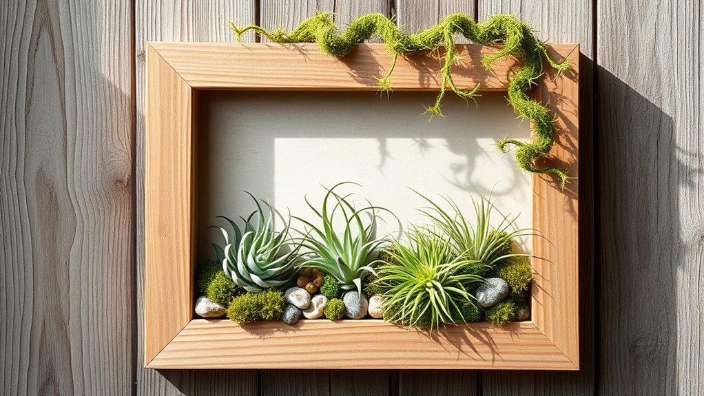 unique air plant display