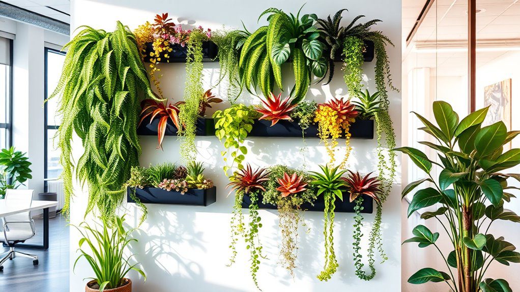 upward growing office greenery