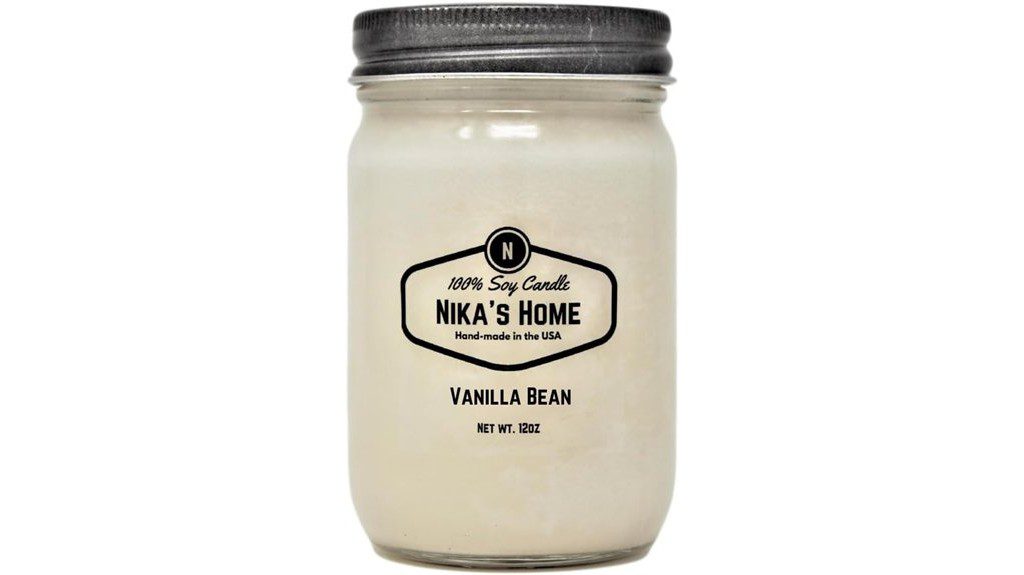 vanilla bean soy candle