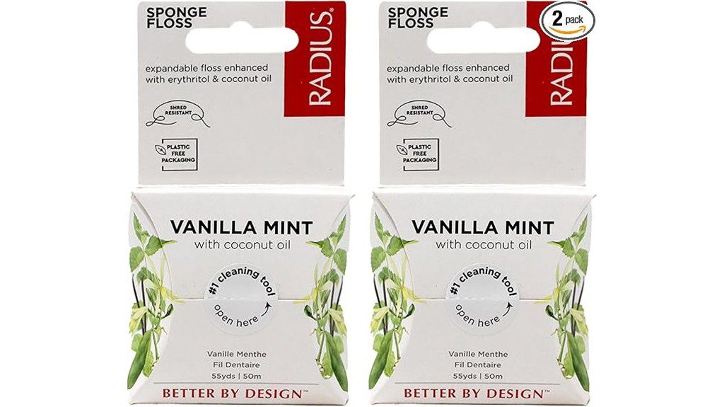vanilla mint dental floss