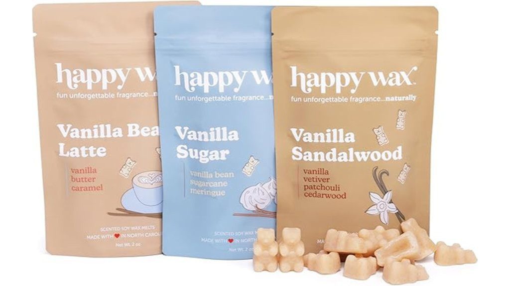 vanilla scented soy melts