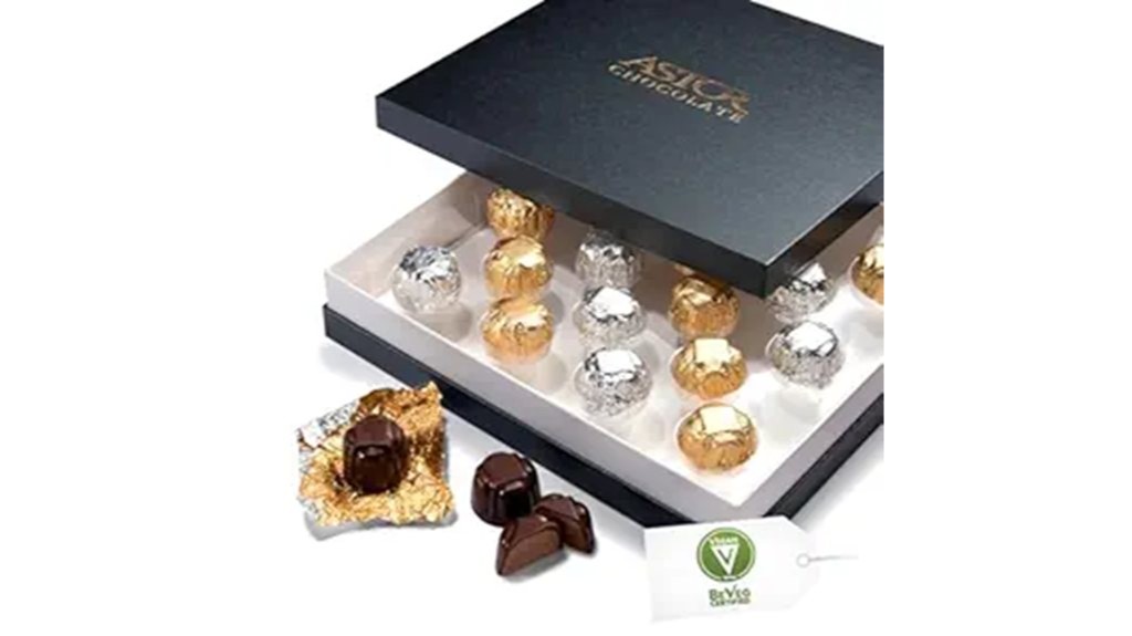 vegan chocolate hazelnut gift