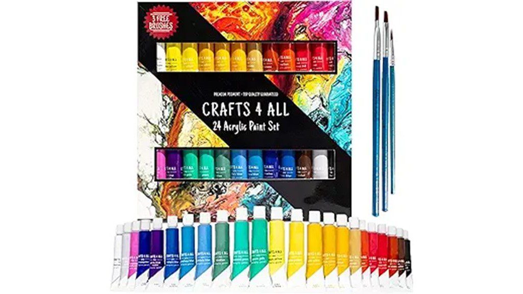 versatile acrylic paint set