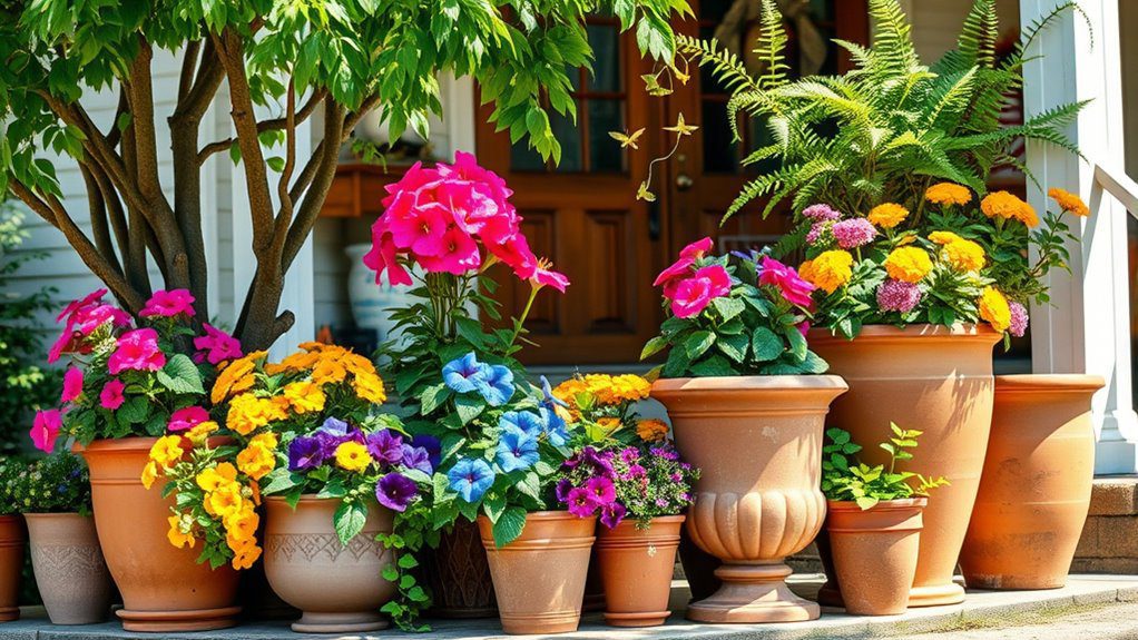 versatile and vibrant container gardens