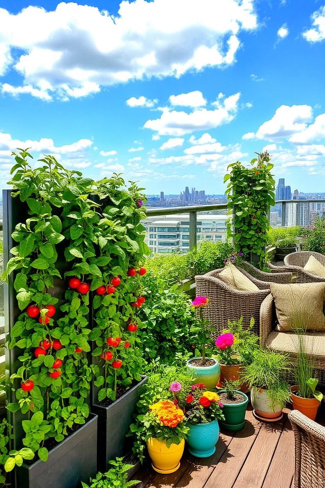 versatile containers for urban gardening