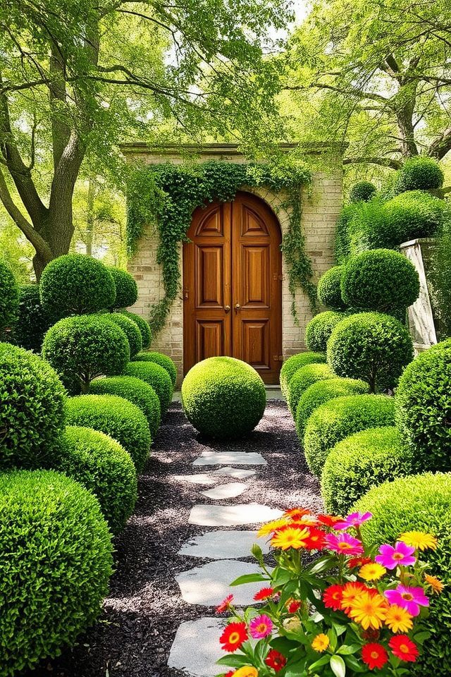 versatile evergreen entrance plant