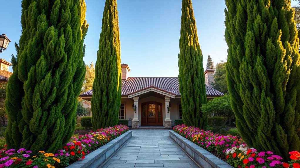 vertical elegance for landscaping