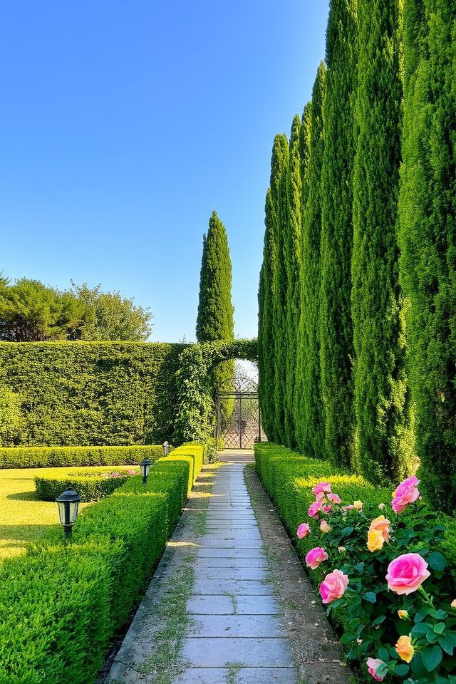 vertical elegance in gardens