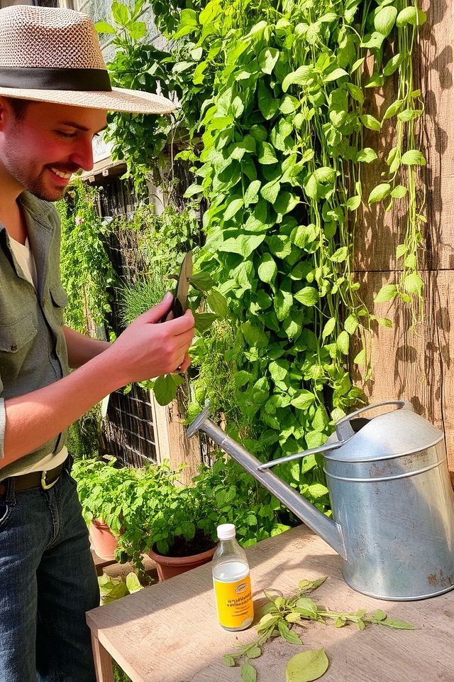 vertical garden care essentials