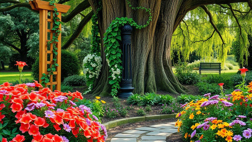 vertical garden enhancement techniques