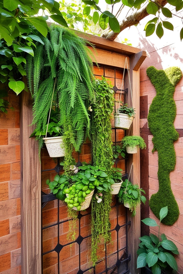 vertical garden for shade