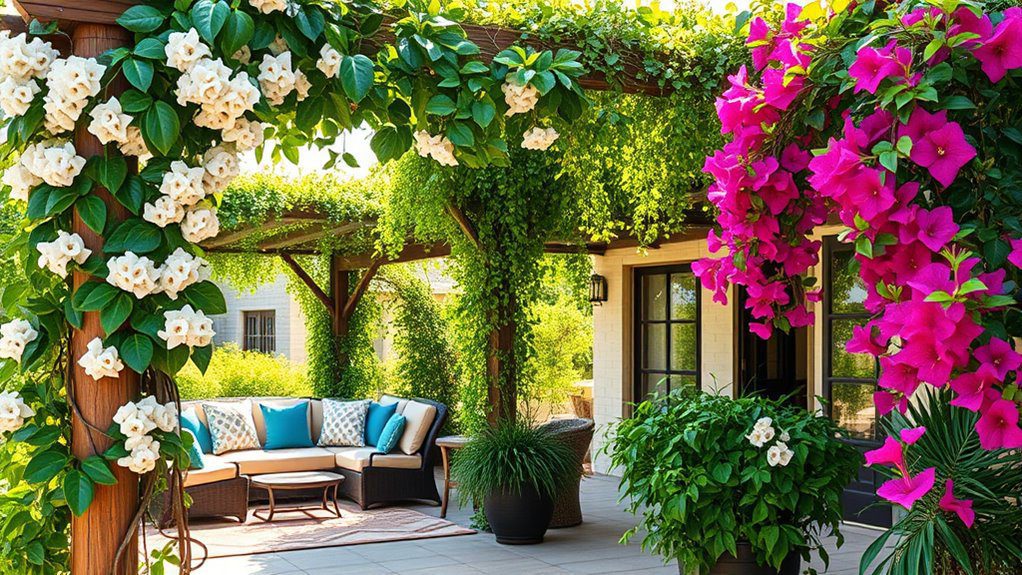 vertical garden vine beauty