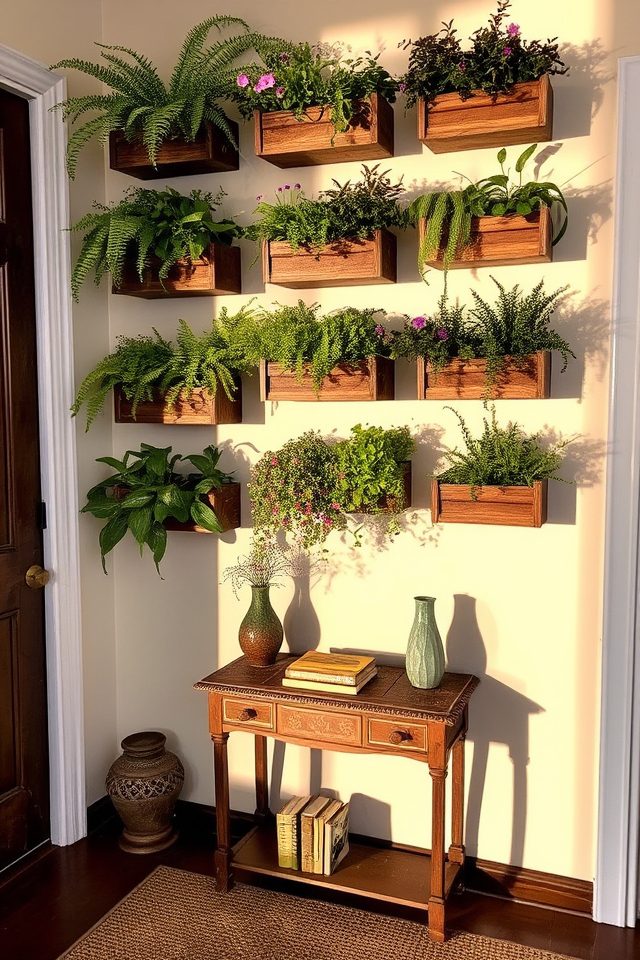 vertical gardening display solution