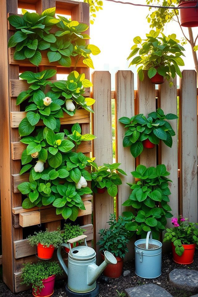 vertical gardening for ginger