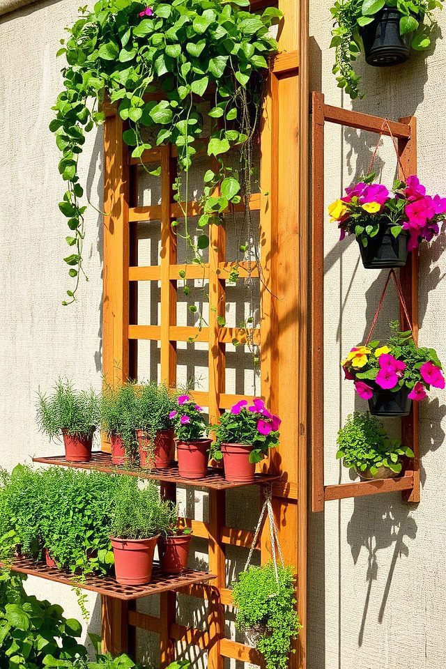vertical gardening for wind protection