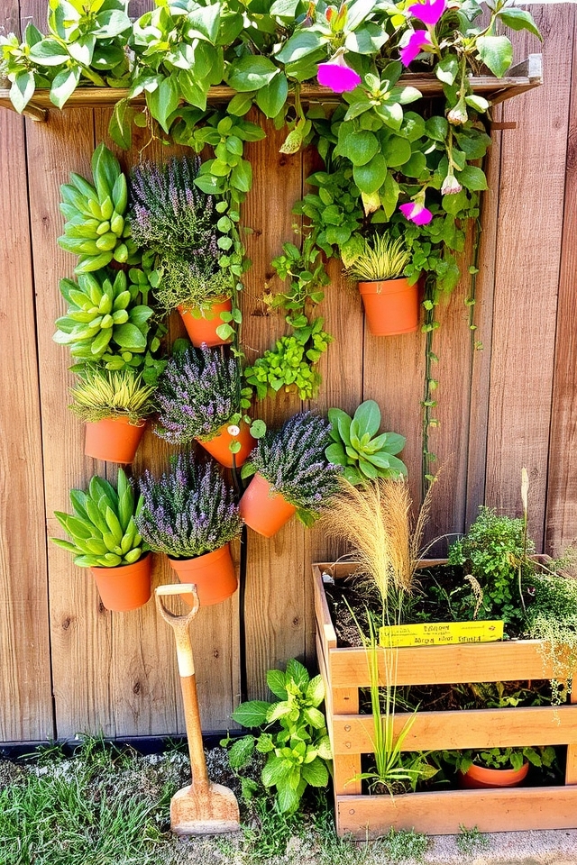 vertical gardening water conservation