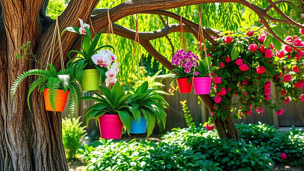 vertical gardening with trees