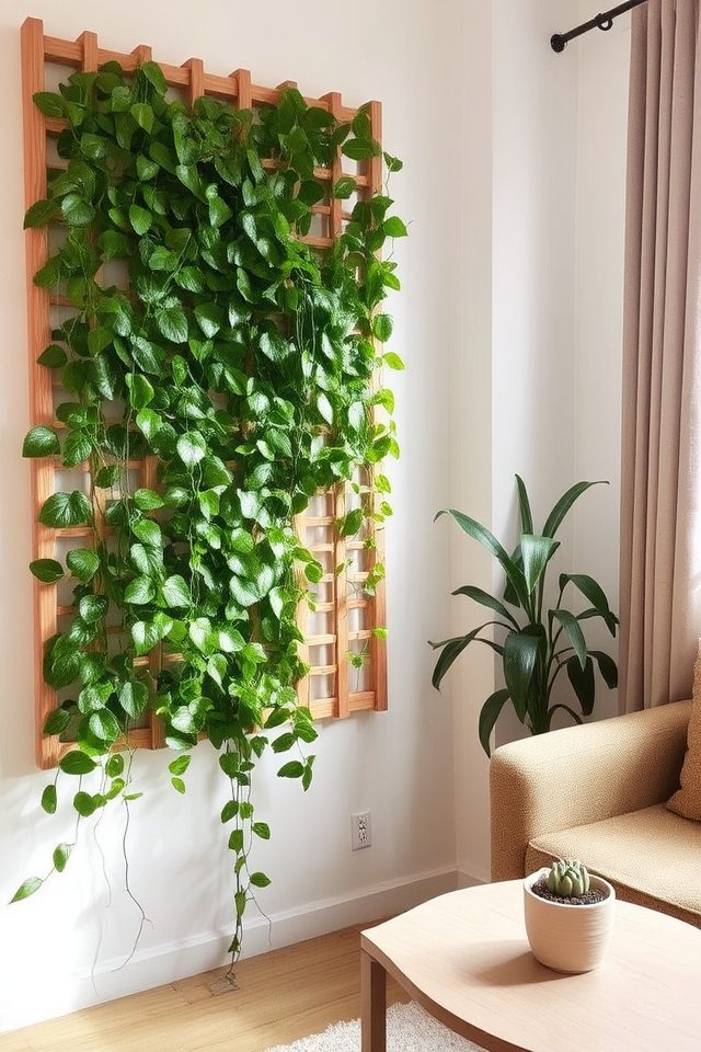 vertical green walls indoors
