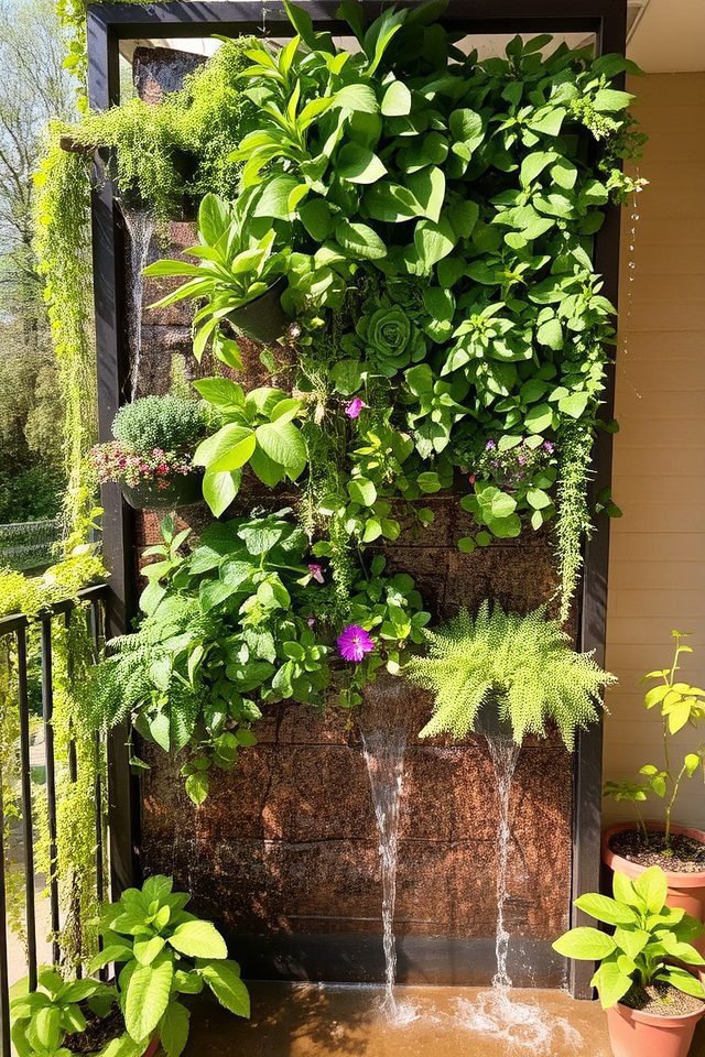 vertical greenery and tranquility