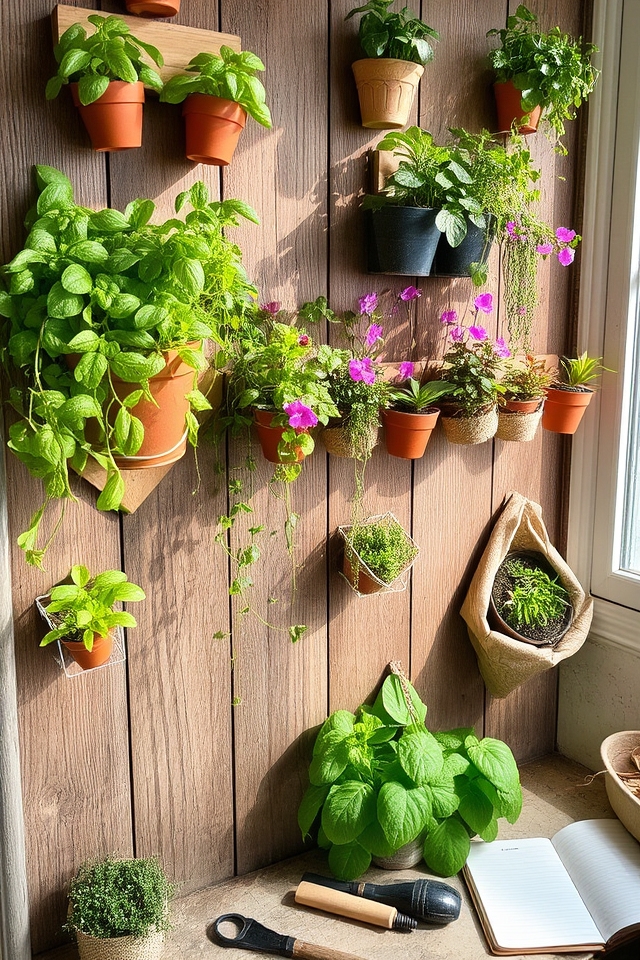 vertical greenery for aesthetics