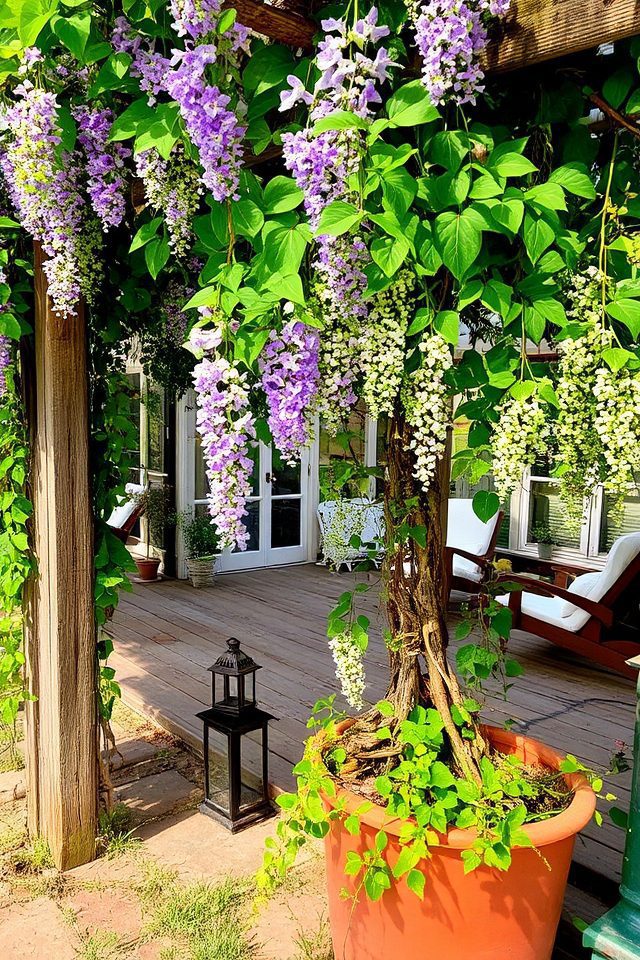 vertical greenery for decks