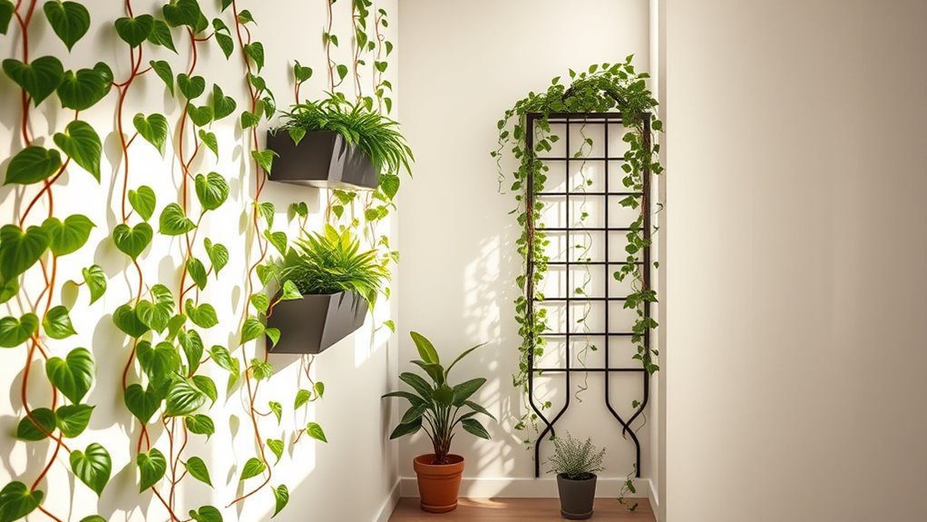 vertical greenery for hallways