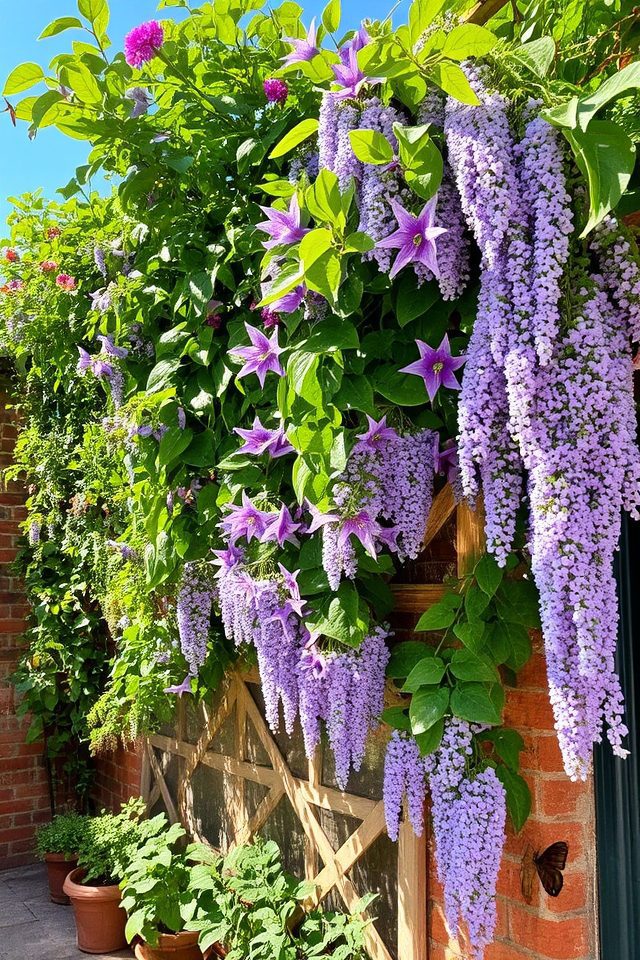 vertical greenery for privacy