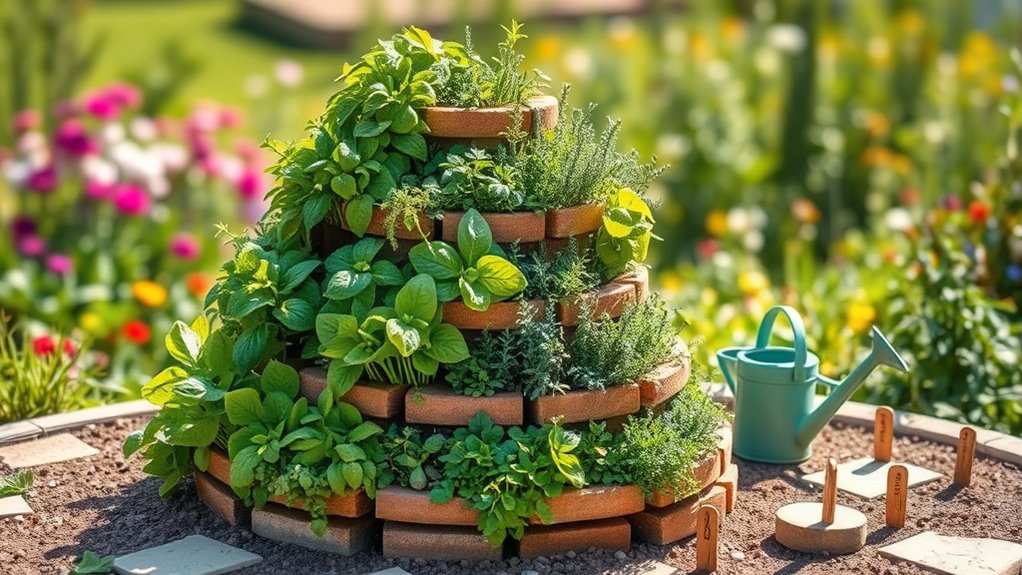 vertical herb garden design