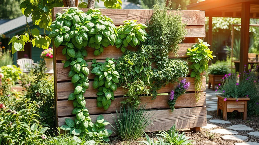 vertical herb garden planter