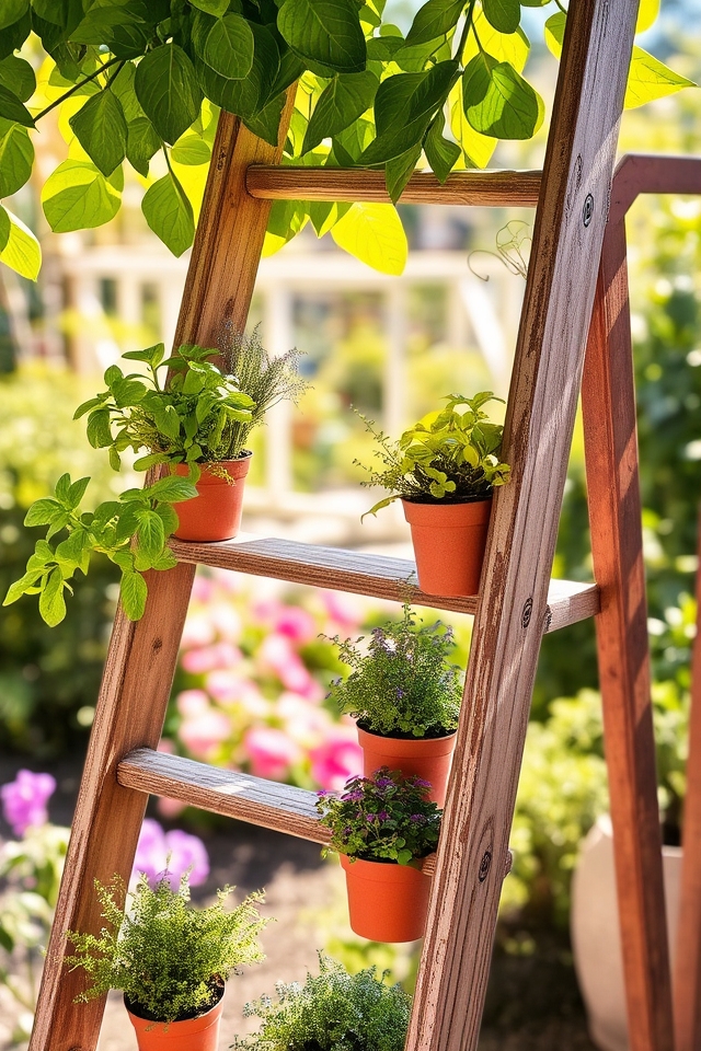 vertical herb gardening solution