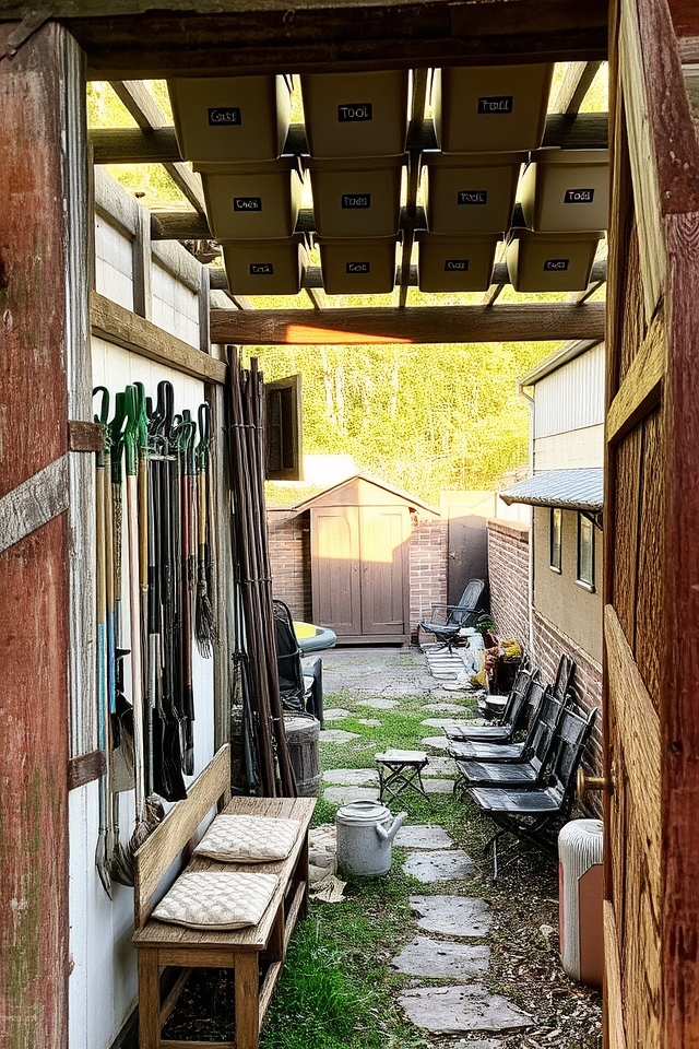 vertical multi functional storage