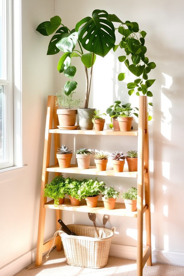 vertical plant display solution