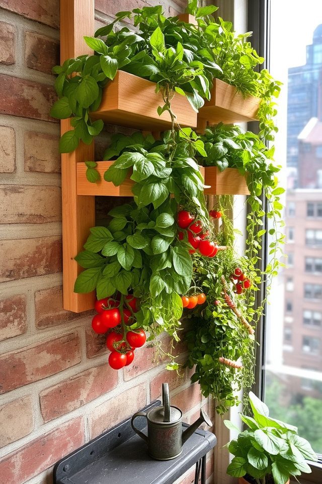 vertical space for gardening