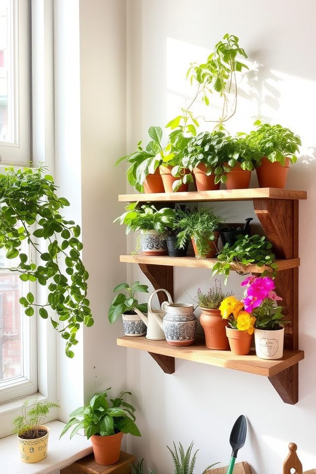 vertical space for gardening