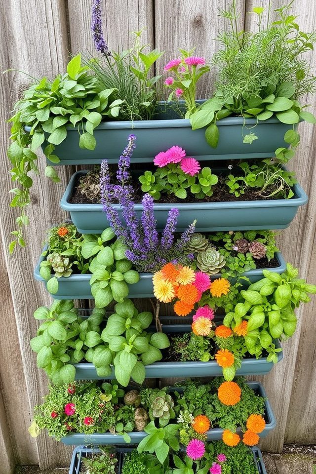 vertical space for gardening