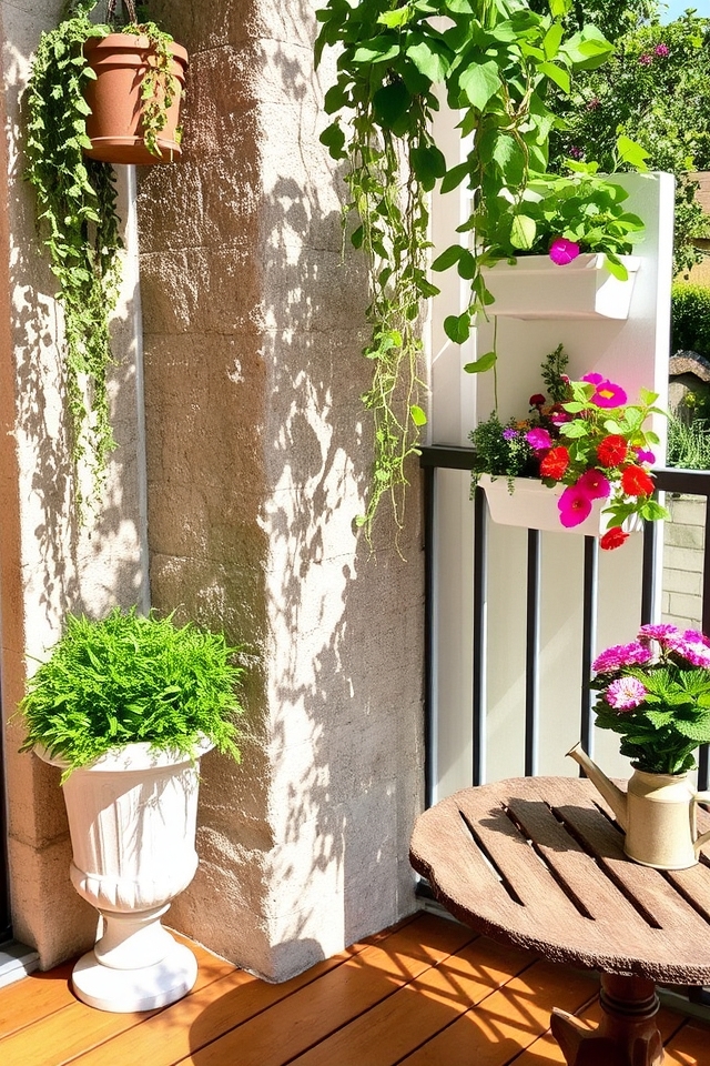 vertical space for greenery