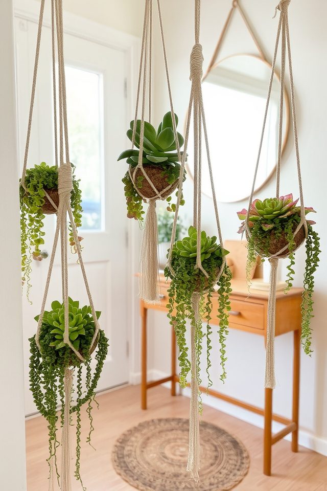 vertical space plant display